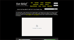Desktop Screenshot of feetrelief.com
